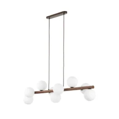 Estera wood takpendel 9-lys