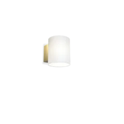 Evoke vegglampe small G9 - Børstet messing/Opal