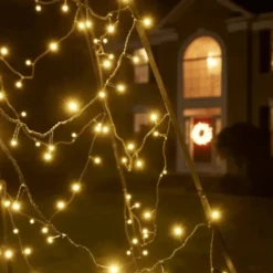Fairybell 8M flaggstang julebelysning - 1500 LEDlys - med twinkle