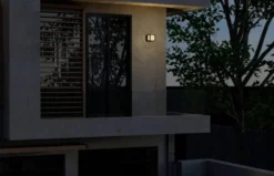 Faro 120 vegglampe utendørs Colour Switch 9W IP65 Dimbar - Antrasitt grå