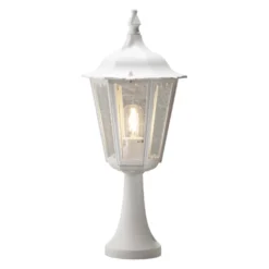 Firenze portstolpe 55 cm - Hvit