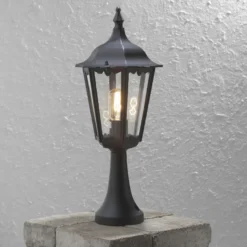 Firenze portstolpe 55 cm - Svart