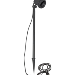 Focus uplight på spyd 67 cm utendørs GU10 IP44 - Svart