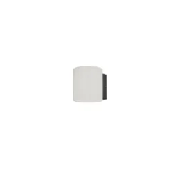 Foggia vegglampe opp/ned utendørs IP54 10W - Antrasitt grå/Opal