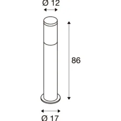 F-pol pullert 86 cm IP54