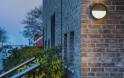 Frame round vegglampe 7W 3000 Kelvin IP66 Dimbar