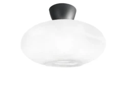 Glass kuppel 28 cm til Cup 105 taklampe - Opal hvit