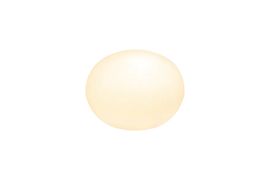 Globus bordlampe 13 cm - Hvit