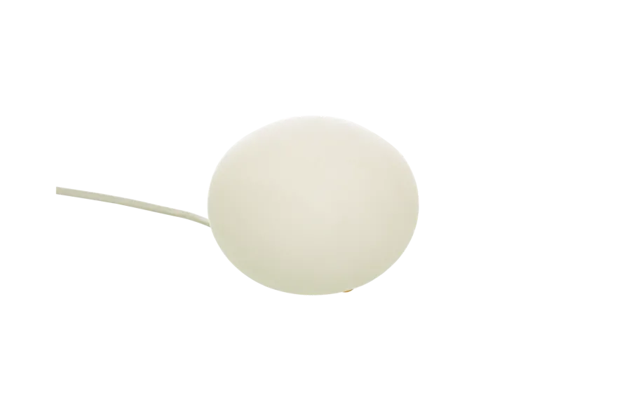 Globus bordlampe 13 cm - Hvit