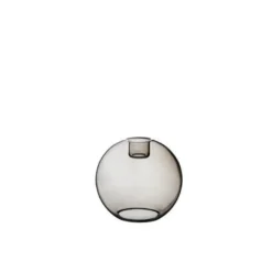 Gloria 19 cm for E14 oppheng - Røykfarget glass