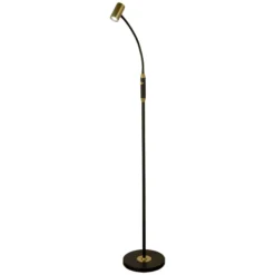Gusto singel gulvlampe - Svart