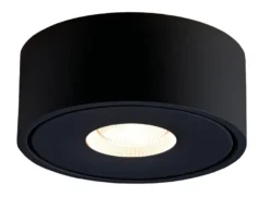 Halo 105 utenpåliggende downlight 8,9W Dimbar - Svart