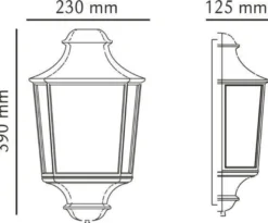 Hamlet vegglampe