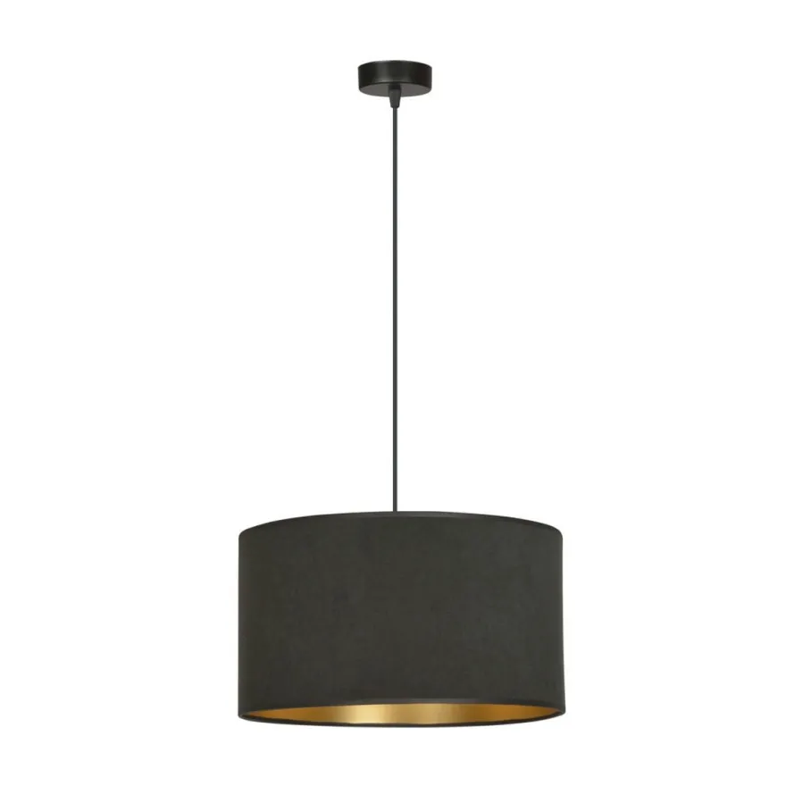Hilde takpendel 35 cm - Svart/Gullfarget