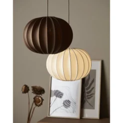Hilma lampeskjerm 50 cm - Jersey Nougat