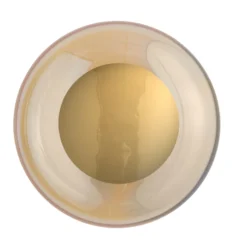 Horizon taklampe/vegglampe M Golden Smoke/gull