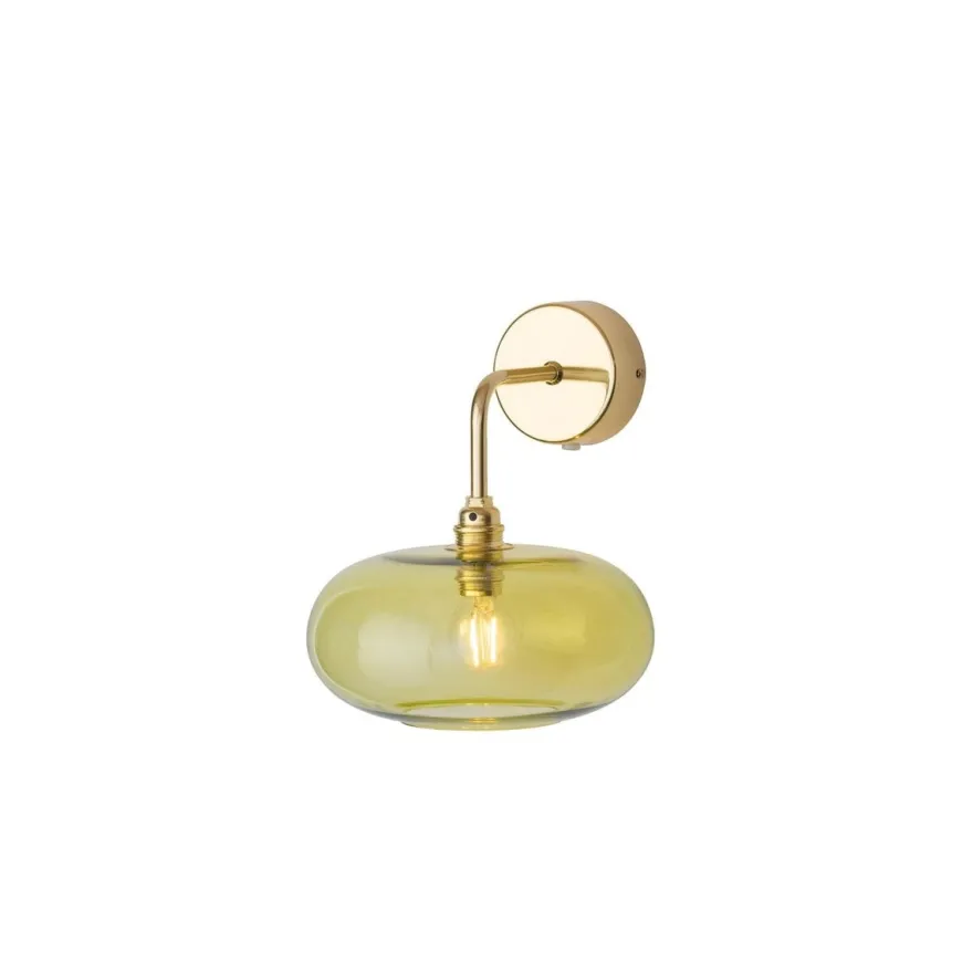 Horizon vegglampe -Oliven/gull