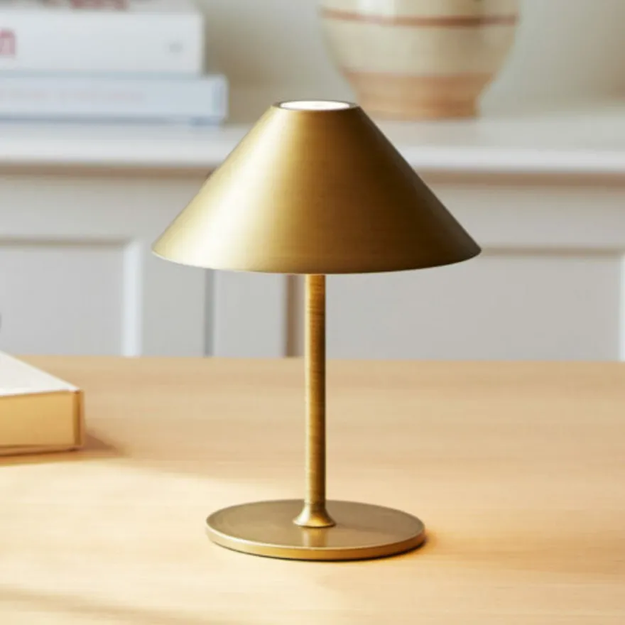 Hygge bordlampe 15 oppladbar - Antikk