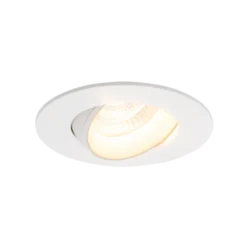 Icarus lavtbyggende downlight Isosafe 7W RA95 2700K 68-83 mm dimbar - Hvit