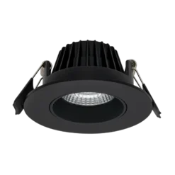 Icarus lavtbyggende downlight Isosafe 7W RA95 2700K 68-83 mm dimbar - Svart