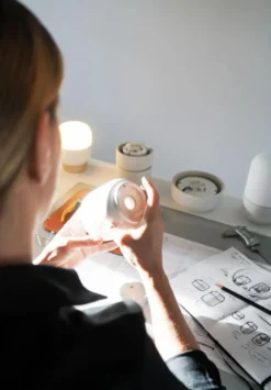 Ifø Ohm 100 / 110 vegg/tak lampe IP44 Badstu