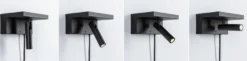 Jerik vegglampe 2,4W 3000 Kelvin med USB - 3 step dim