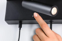 Jerik vegglampe 2,4W 3000 Kelvin med USB - 3 step dim
