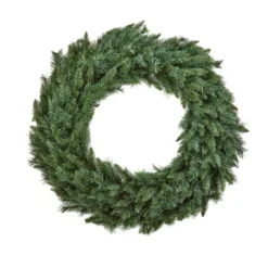 Julekrans 120 cm uten lys - Grønn