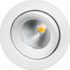 Junistar DimToWarm 7W LED 2000-2800K, matt hvit