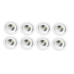 Junistar Eco IsoSafe 8 pack 6W LED 2000-2800K dimtowarm