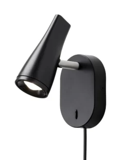Kile vegglampe 4,5 watt - Svart