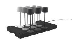 Ladeplate for 9 lamper til Iris mini oppladbar bordlampe