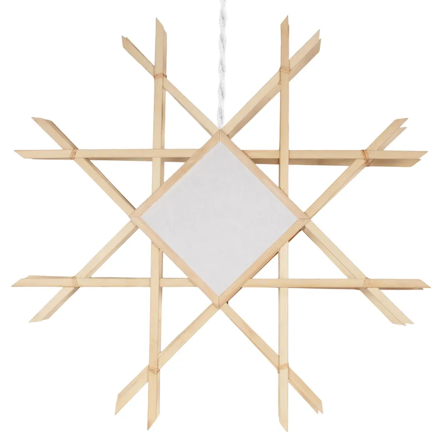 Lea adventsstjerne 70 cm - Natur