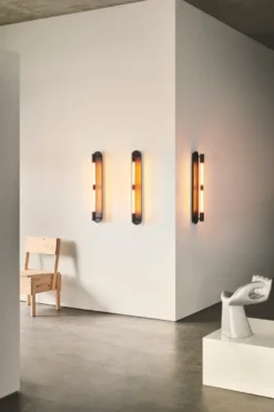 Liberty dobbel vegglampe - Svart