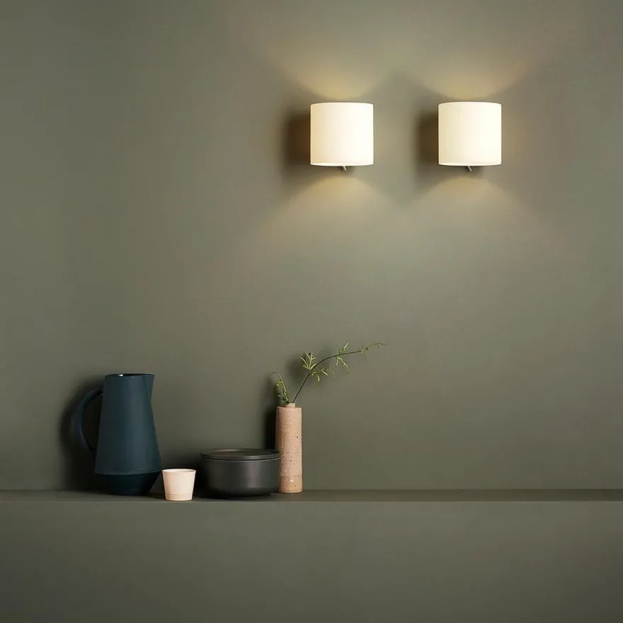 Luga vegglampe - Opal glass