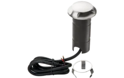 Luna Deco 3 uplight utendørs 3W 3000 Kelvin IP67 - Rustfritt stål