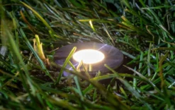 Luna mini uplight utendørs 1,5W 3000 Kelvin IP67 - Rustfritt stål