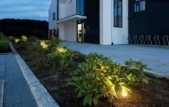 Luna mini uplight utendørs 1,5W 3000 Kelvin IP67 - Rustfritt stål