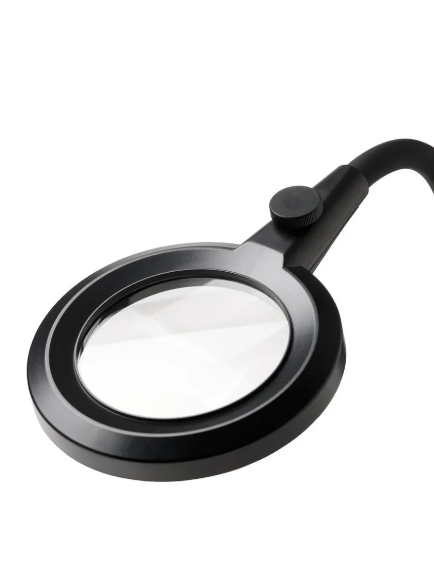 Magni portabel oppladbar bordlampe med forstørrelsesglass