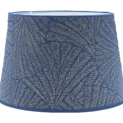 Malcolm bordlampe m/lampeskjerm E27 - Svart/Blå