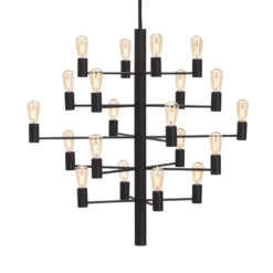 Manola 20 inkl dimbar LED - Svart