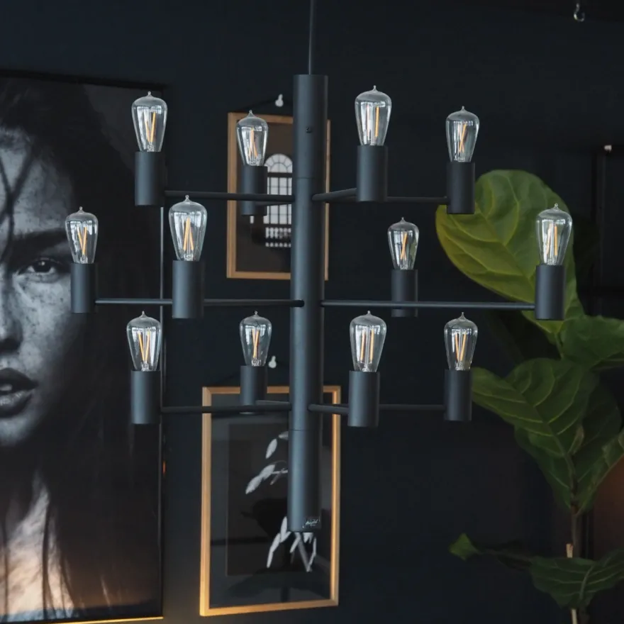 Manola 12 ink LED - Svart