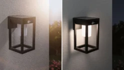 Marisol vegglampe utendørs 5,5W 3000 Kelvin m/bevegelses sensor - Solcelle