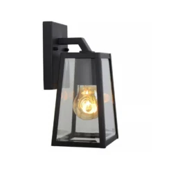 Matsol vegglampe utendørs E27 - Svart