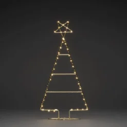 Messing juletre 60 cm 45 LED