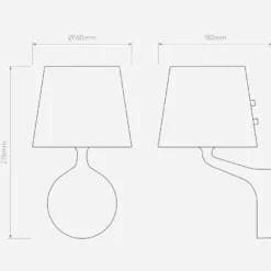 Millie vegglampe - IP44