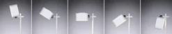 Mobil portabel bord/vegglampe oppladbar 1,6W 2700-6500 Kelvin