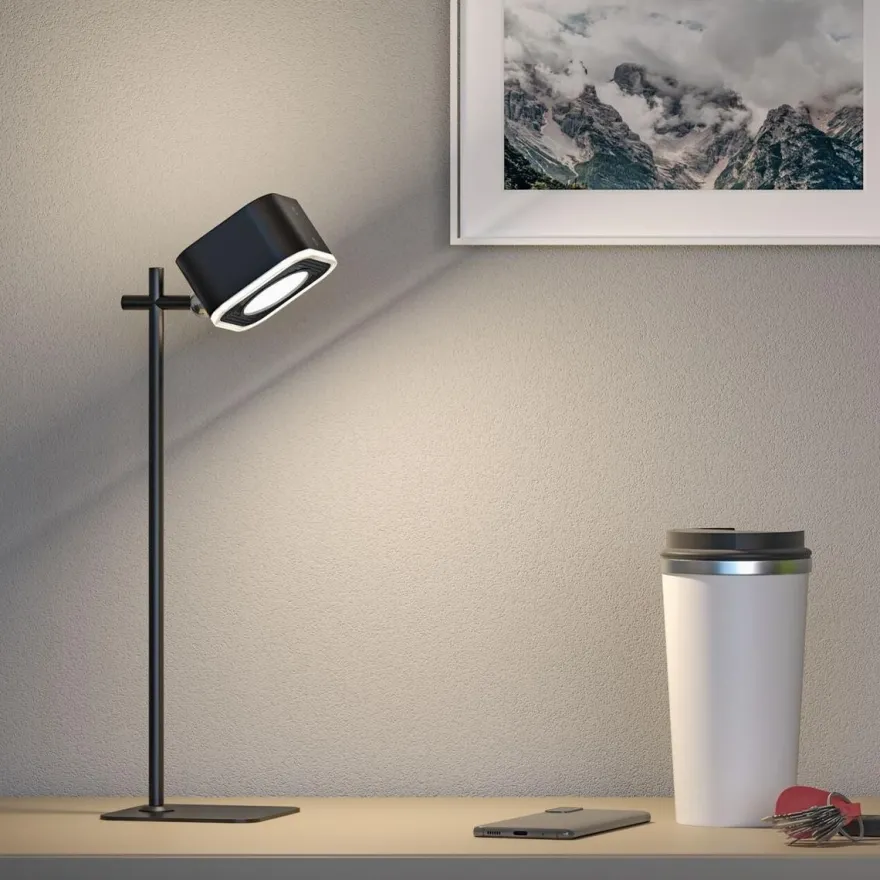 Mobil portabel bord/vegglampe oppladbar 1,6W 2700-6500 Kelvin