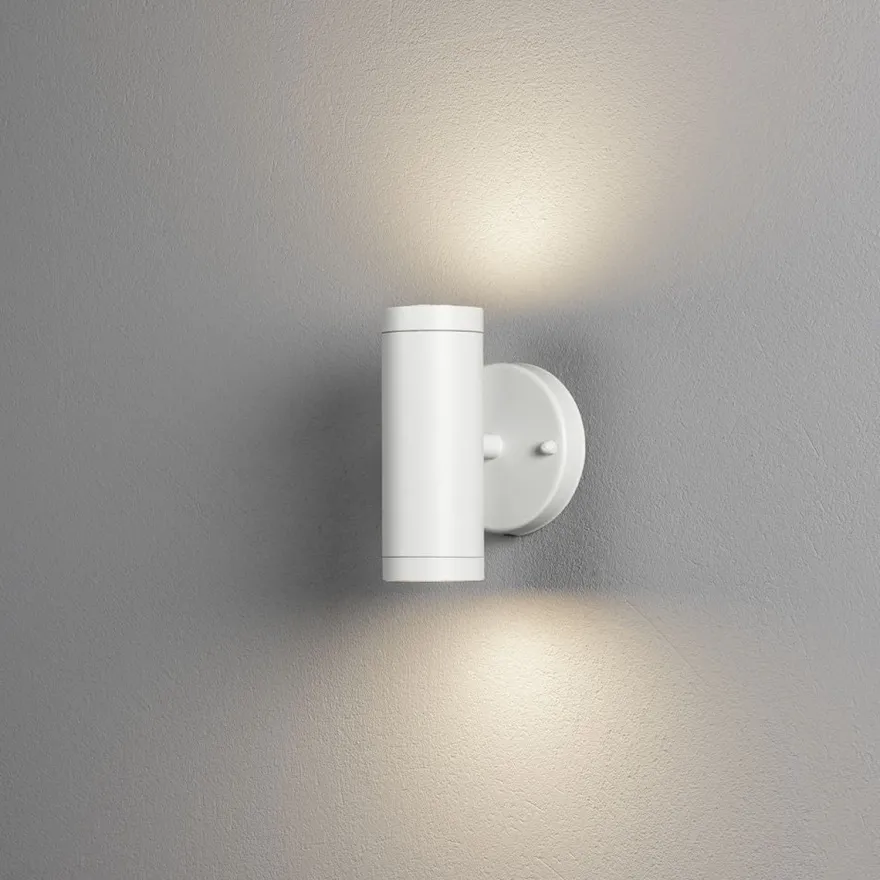 Modena vegglampe opp/ned utendørs 2x4W 3000K IP44 - Hvit