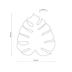 Monstera vegglampe